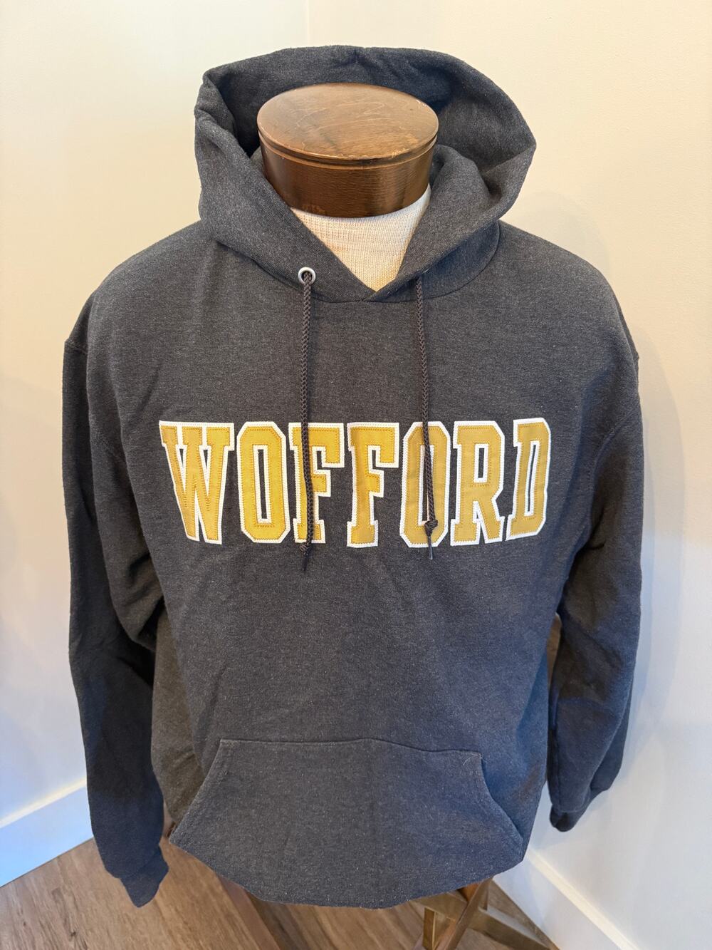 Champion Men's Wofford College Gray Hoodie Size Large